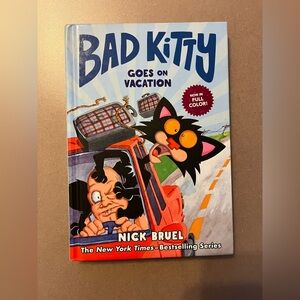 Bad Kitty Goes on Vacation – Nick Bruel – Hardcover (Full Color)